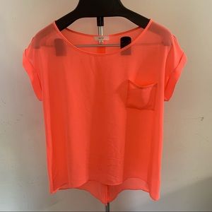 Neon Orange Shirt (Medium)